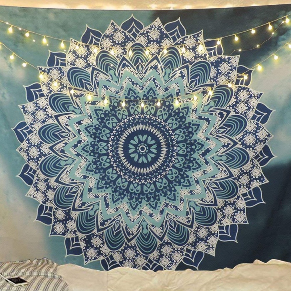 Blue tapestry
